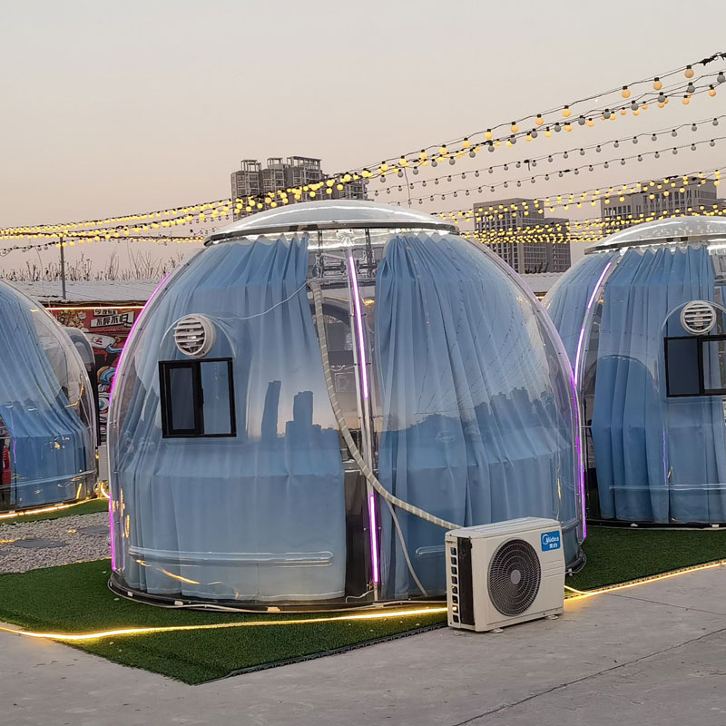 Bubble House Polikarbonat Şəffaf Ev