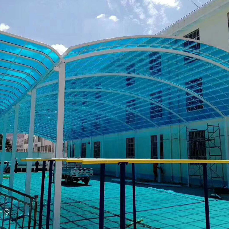 Asanlıqla Yığılmış Alüminium Dayanacaq Carport Canopy