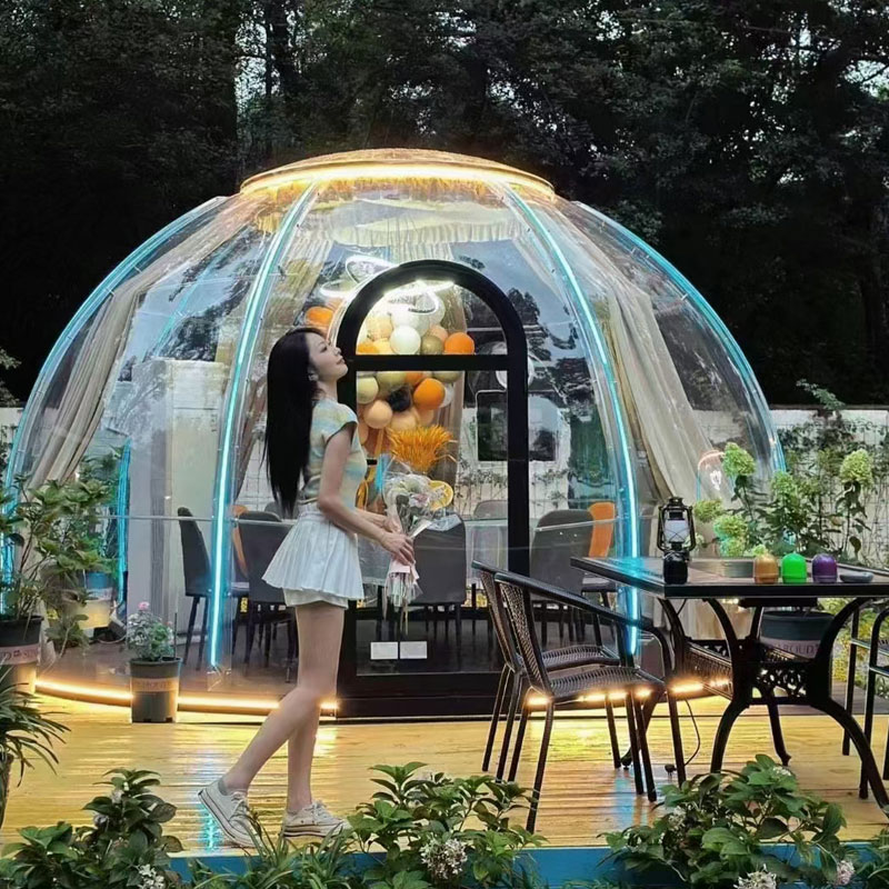 Müxtəlif İstifadələr Üçün Açıq Hava Bubble Evi